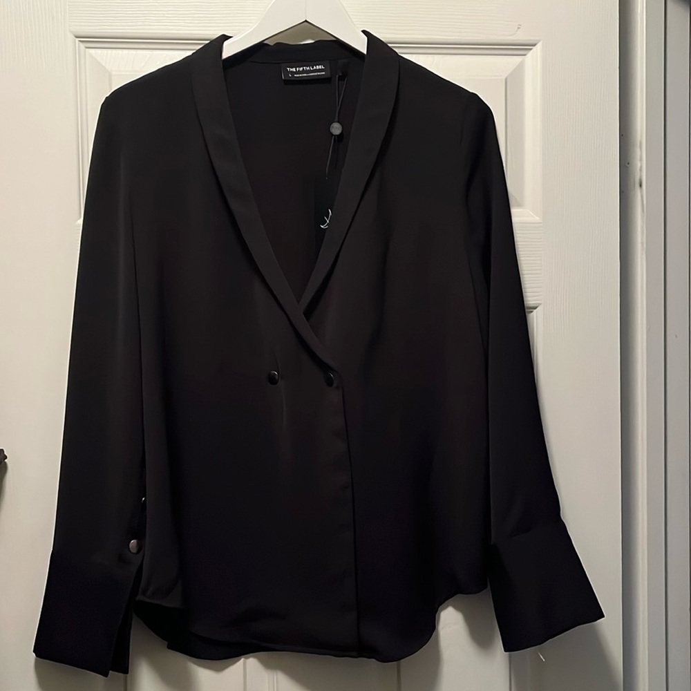 Blouse - The Fifth Label / Black Hollywood LS Top